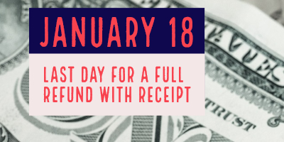 Last day for refund